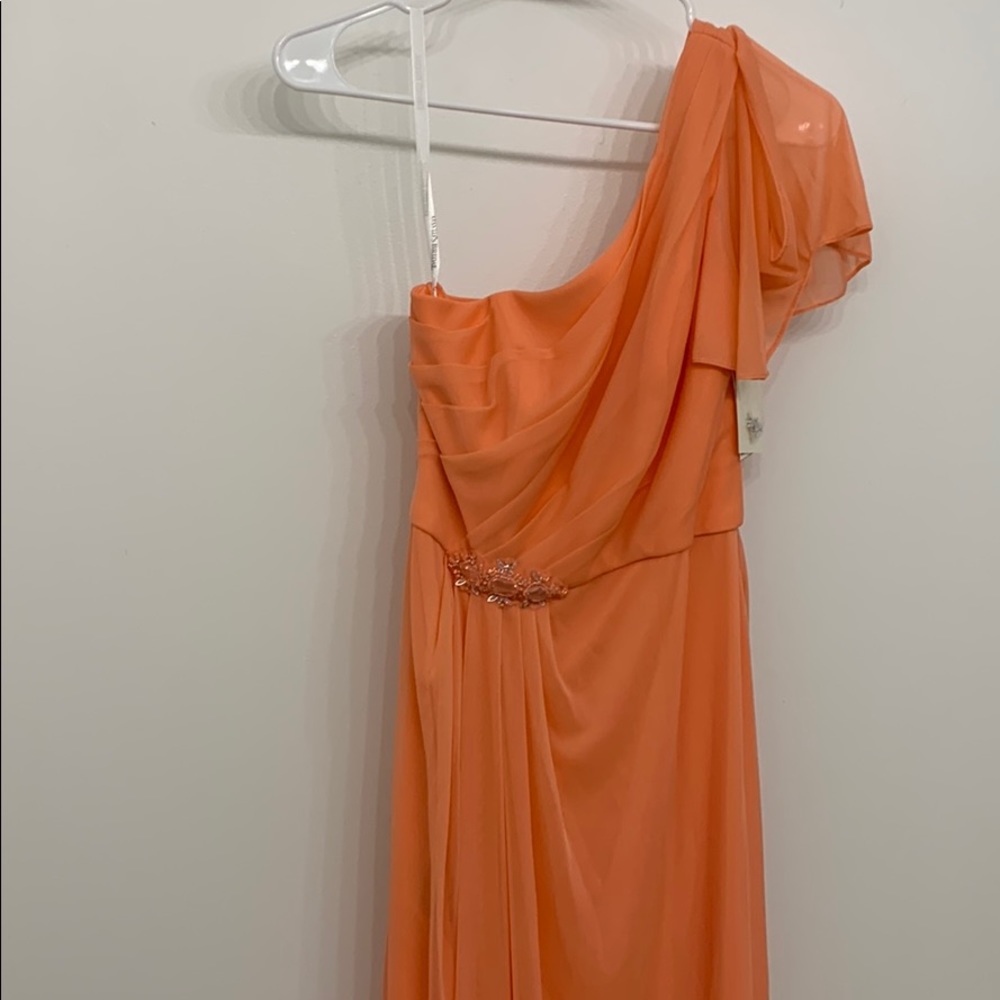 David’s Bridal one shoulder dress nwt